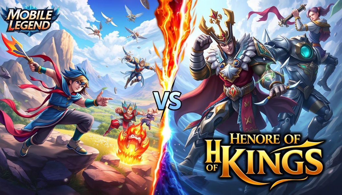 Perbandingan Mobile Legend vs Honor of Kings